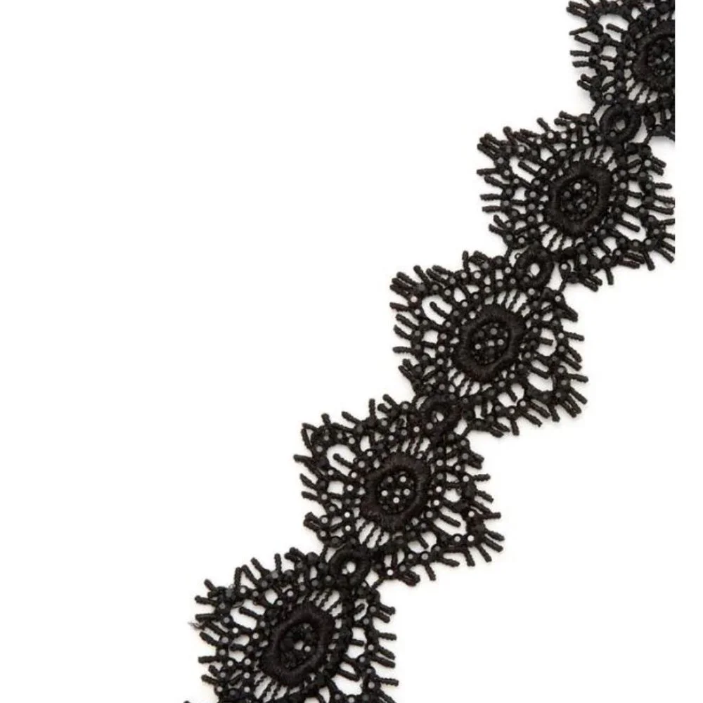 Amrita Singh Black Marta Lace ChoKer Necklace - Picture 2 of 3